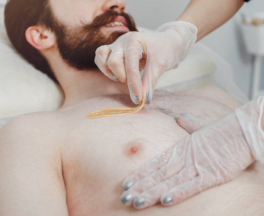 Chest Waxing Male Waxing Services